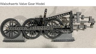 Walschaerts valve gear demonstrated with LEGO [upl. by Leesa492]