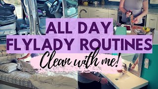 ALL DAY CLEAN WITH ME  My Flylady Cleaning Routines  2020 CLEANING MOTIVATION [upl. by Berghoff]