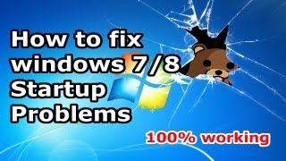 How to Fix Windows 7  windows 8  10 Startup Problems  Blackscreen  Bootloop HD [upl. by Tisman103]