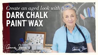 How to create an aged look using Dark Chalk Paint® Wax [upl. by Notsud]