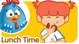 Lunch Time Song For Kids  Lottie Dottie Chicken UK  Nursery Rhymes For Toddlers and Kids [upl. by Aiyekal]