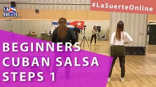 Beginners Cuban Salsa Steps Course  Class 1 [upl. by Connors291]