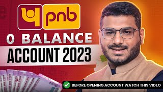 PNB Zero Balance Account Opening Online [upl. by Attenehs]