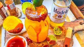 Michelada de Mango 🥭 Wow DELICIOSA HAPPY HOUR [upl. by Noakes]