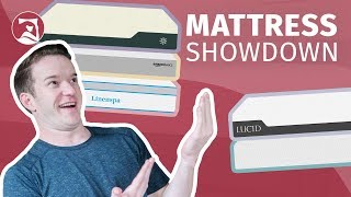 Best Budget and Affordable Mattresses Amazon vs Zinus vs Tuft and Needle vs LinenSpa vs Lucid [upl. by Hepsiba]