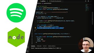 Spotify API in JavaScript Tutorial  Playlist Export [upl. by Radloff623]