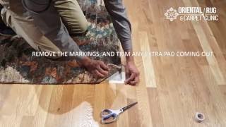 How to Install an Area Rug Pad [upl. by Ecirahs803]