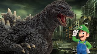 Heisei Godzilla vs Luigi [upl. by Llenehs388]