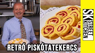 Lajosféle RETRÓ piskótatekercs 🤩🤩🤩 [upl. by Esya]