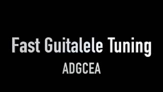 ADGCEA Tuning  Fast Guitalele Tuning [upl. by Silyhp]