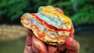 We Found BEAUTIFUL Agates in Kentucky and Cut Them Open on a Rock Saw  Kentucky Rockhounding [upl. by Lanti]