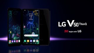 5G Introduction LG V50 ThinQ amp LG Dual Screen [upl. by Anirtruc]