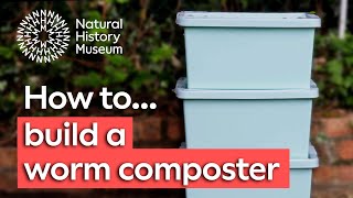 How to build a worm composter A simple DIY project [upl. by Sane]