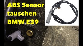 ABS Sensor hinten tauschen BMW E39 [upl. by Tnias21]