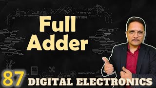 Full Adder Explained Working Truth Table Design and Circuit in Digital Electronics [upl. by Honebein]