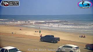 LIVE from 43rd St Beach Cam in Galveston Texas [upl. by Franciska]