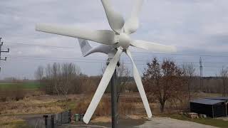 Elektrownia Wiatrowa Turbina Wiatrak Przydomowy Opłacalność Opinie Smaraad Wind Turbine 800W [upl. by Sklar]