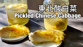 東北酸白菜｜不需汆燙、生水就能醃製，看到賺到Pickled Chinese Cabbage ｜字幕Eng Sub [upl. by Anauqaj702]