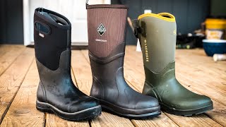 Homestead BOOT REVIEW  Muck Boots vs Bogs vs Lacrosse [upl. by Neiman]