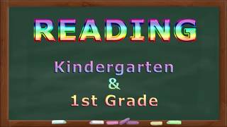 Reading Practice for Kindergarten and First Grade 1 [upl. by Binah]