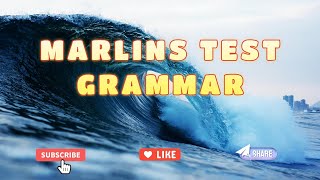 Marlins Test For Seafarer  Grammar [upl. by Cowles]