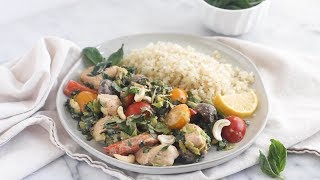 Balsamic Chicken amp Veggies Skillet PaleoWhole30 [upl. by Odessa]