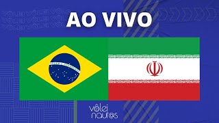 BRASIL X IRÃ  Vôlei Masculino  Pré Olímpico AO VIVO [upl. by Reeve]