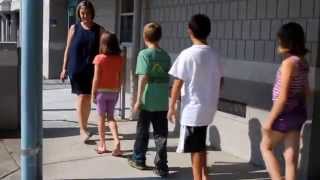 Video Modeling  How to walk in line at school [upl. by Etnuahs563]