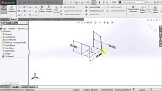 SOLIDWORKS  3D Sketch Basics [upl. by Ahsaele]