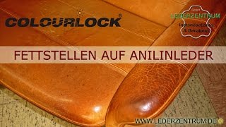 Ledermöbel  Fettstellen färben Anleitung  COLOURLOCK [upl. by Aileduab]