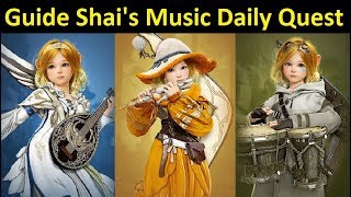 Music Daily Quest Guide Level Up Musicianship EXP Level Grade Black Desert Online BDO [upl. by Ammon]