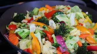 Simple Vegetable Stir Fry You Will Love [upl. by Yddur607]