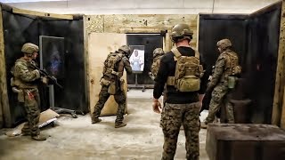 Recon Marines Close Quarters Tactics Drills • Room Clearing [upl. by Jeni]