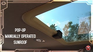 PopUp Manual SUNROOF  MOTORMIND  Webasto [upl. by Ahtnicaj]