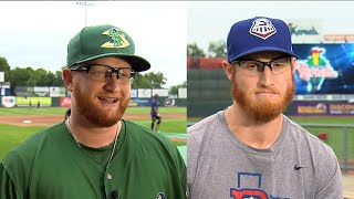 Meet LookAlike Iowa Baseball Players With Same Name [upl. by Lebasiram301]