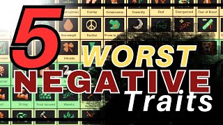 The Five Worst Negative Traits  Project Zomboid [upl. by Noakes]