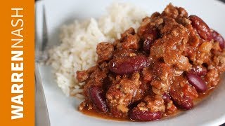 Chilli Con Carne Recipe  Easy Mexican favourite  Recipes by Warren Nash [upl. by Olympias882]