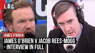 James OBrien VS Jacob ReesMogg On Brexit  FULL Interview  LBC [upl. by Love]