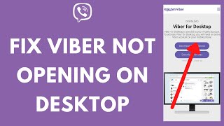 How to Fix Viber Not Opening on Desktop Windows 10 [upl. by Lorrie51]