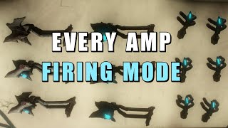 Warframe Every amp firing mode with some details [upl. by Odo]