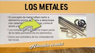 LOS METALES  Tipos de metales  Características  Propiedades [upl. by Addy]