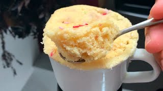 Vanilla mug cake in 1 minute [upl. by Arnaldo]