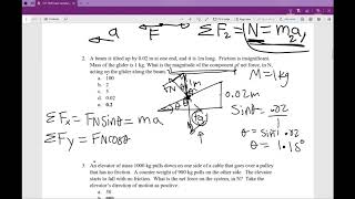 Physics 111 Common Exam 2 Review [upl. by Aeneus272]