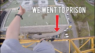 I WENT TO PRISON IN SWITZERLAND FOR CRANE CLIMB IM BAAAACK [upl. by Sirovat]