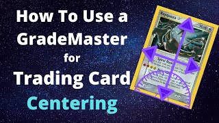 How To Use A GradeMaster for Pokémon Trading Card Centering  TCG ToolKit [upl. by Enaamuj]