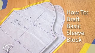 DETAILED HOW TO MAKE BASIC SLEEVE PATTERN  KIM DAVE [upl. by Cristal]