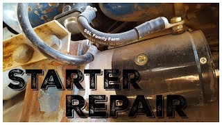 1969 Ford 40003000 Tractor Starter Repair [upl. by Theodosia]