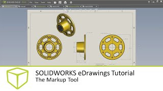 SOLIDWORKS eDrawings Tutorial  The Markup Tool [upl. by Laehcimaj438]