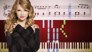 Taylor Swift  Love Story  Piano Tutorial  SHEETS [upl. by Sisco316]