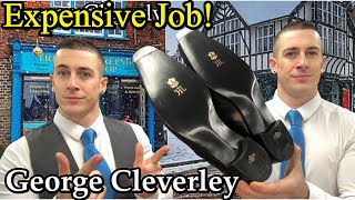 OUR MOST EXPENSIVE REPAIR  George Cleverley Shoe Repair  Lulu Toe Plates  Fiddle Back Waist [upl. by Kingsley]